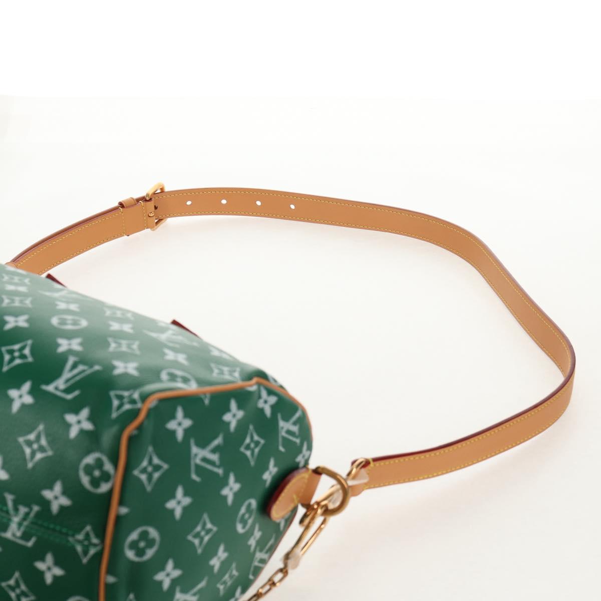 LOUIS VUITTON Monogram Speedy P9 Bandouliere 25 Bag Green M24423 LV Auth 139047SM