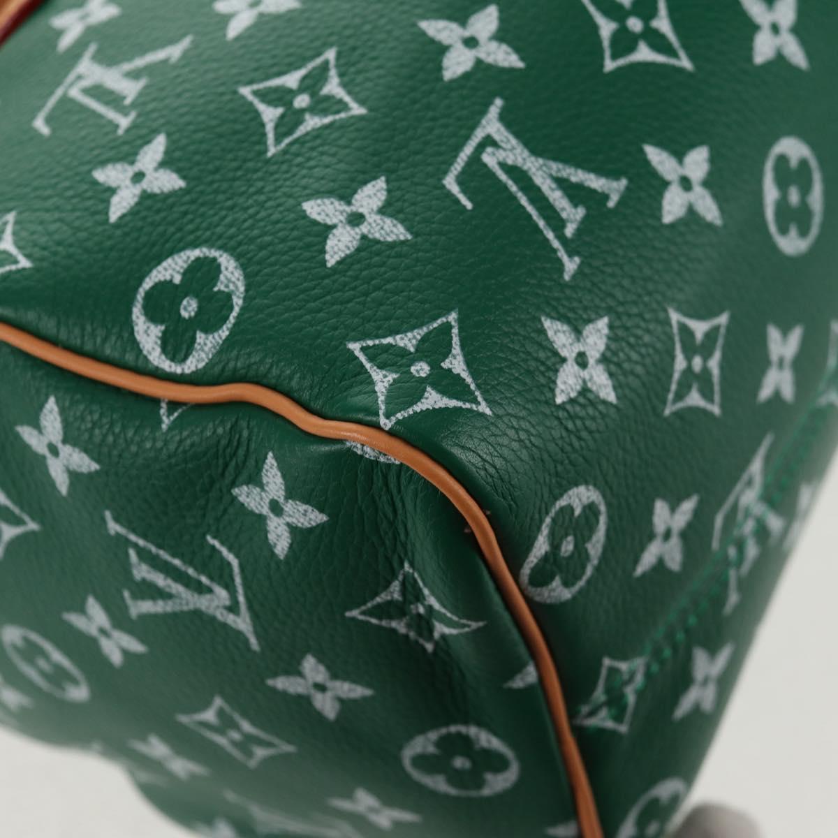 LOUIS VUITTON Monogram Speedy P9 Bandouliere 25 Bag Green M24423 LV Auth 139047SM
